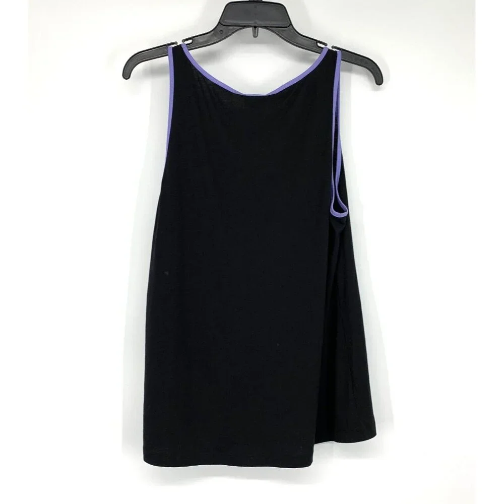 Cosabella Top Kendall Black Cami Sleeveless Comfy Lounge NWT_8